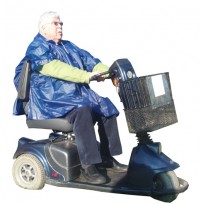 Mobility scooter rain poncho